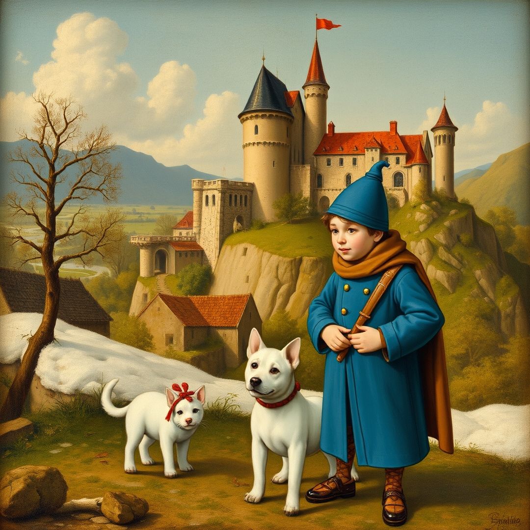 Tintin et Milou par Léonard de Vinci. Tintin&MilouMoulinsart-03.jpg