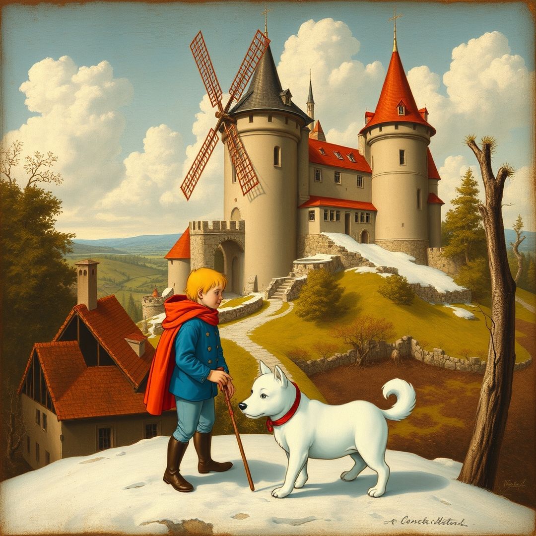 Tintin et Milou par Léonard de Vinci. Tintin&MilouMoulinsart-10.jpg
