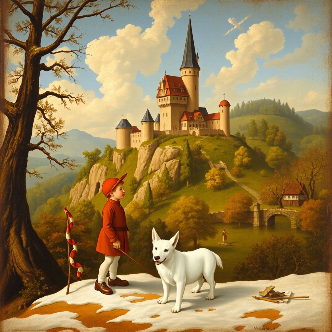 Tintin et Milou par Léonard de Vinci. Tintin&MilouMoulinsart-14.jpg