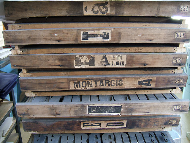 Caractères en bois Caractères en bois